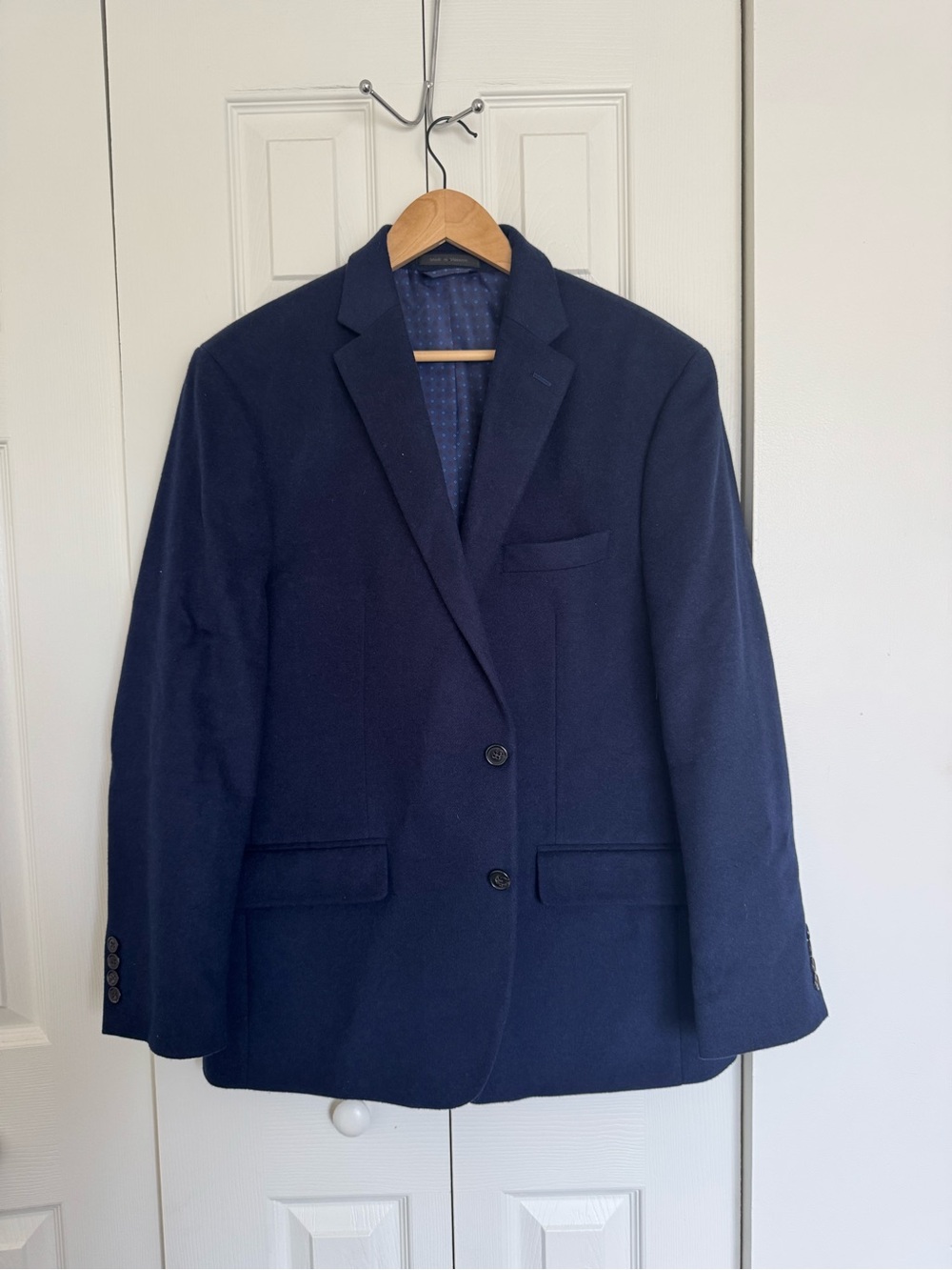Lauren Ralph Lauren Men's Navy Two-Button Blazer size 44 r